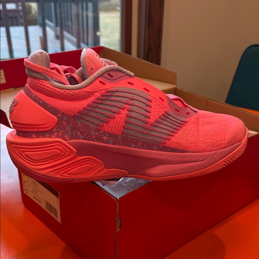 New Balance Pink and Purple Basketball Sneakers